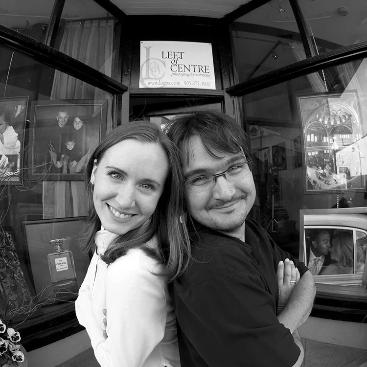 Sometime in 2004, in front of our first location on Mill Street, Downtown Georgetown