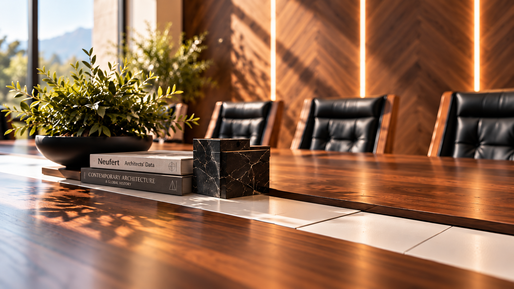 Sunlit Modern Boardroom with Architecture Books.png