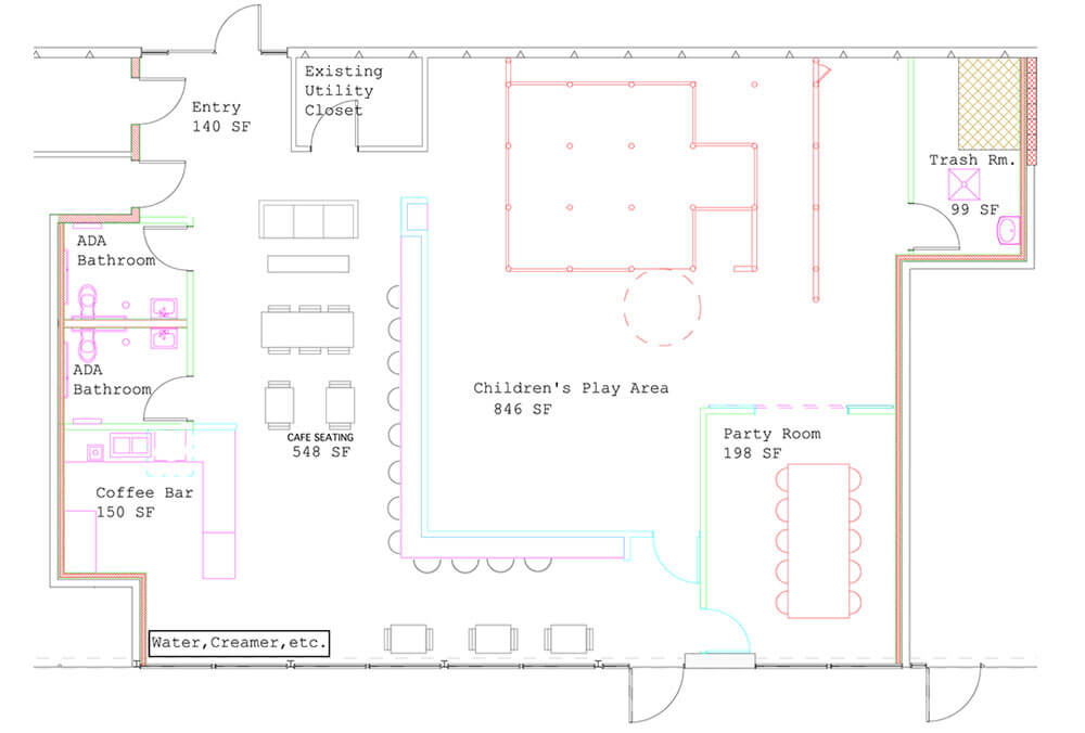 The Wiggle Room Floor Plan