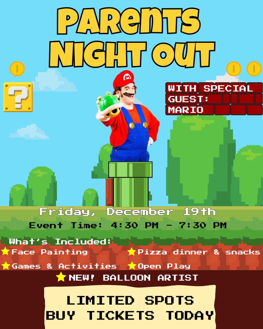 Parents Night Out at The Wiggle Room