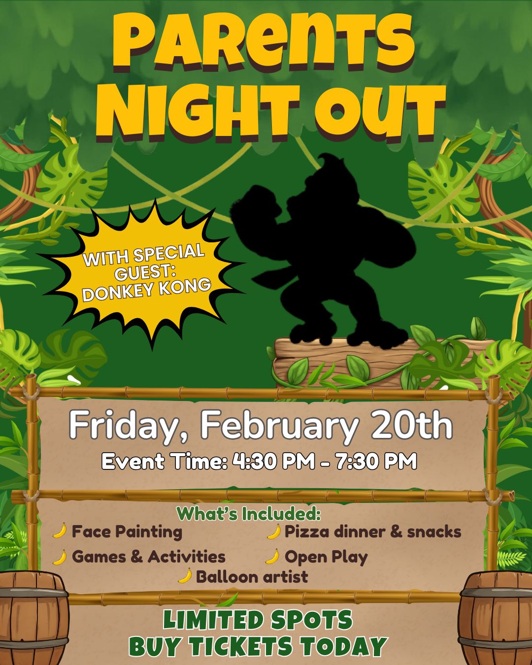 Parents Night Out at The Wiggle Room