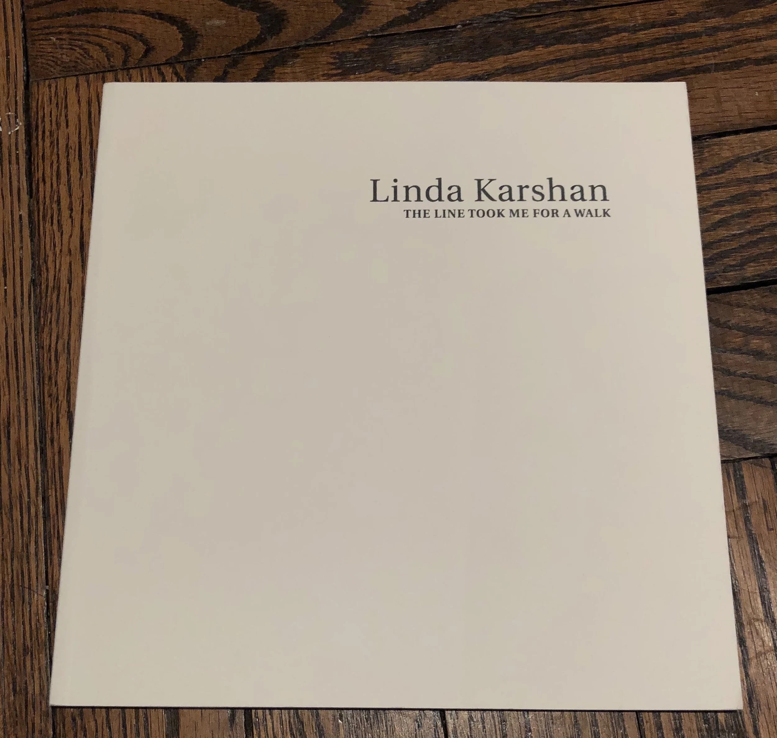 1998 - Karshan - The Line Took Me for a Walk.jpg