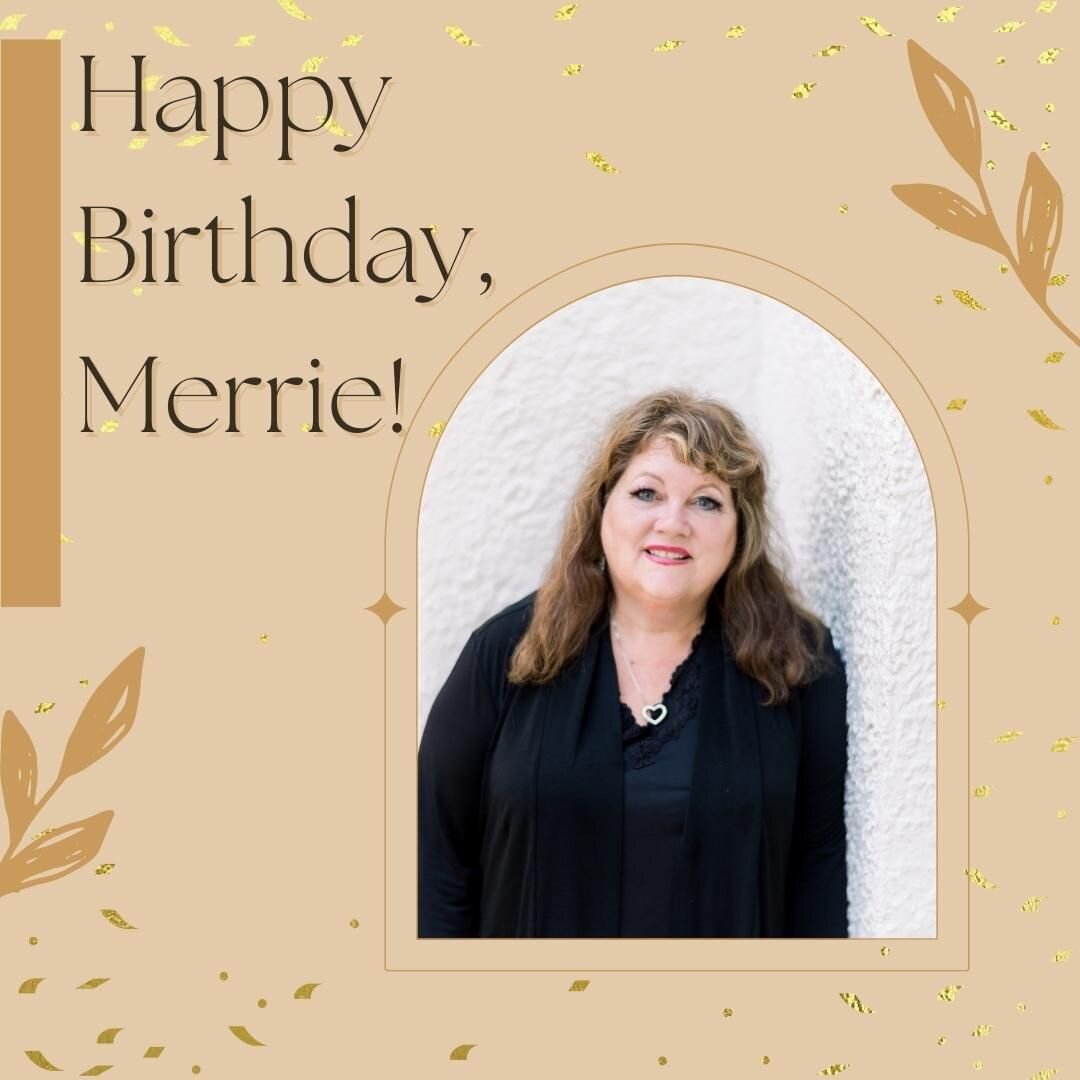 We're a day early but we just couldn't wait to scream HAPPY BIRTHDAY to Merrie, one of our owners here at Something Borrowed. Help us is wishing her a great day.