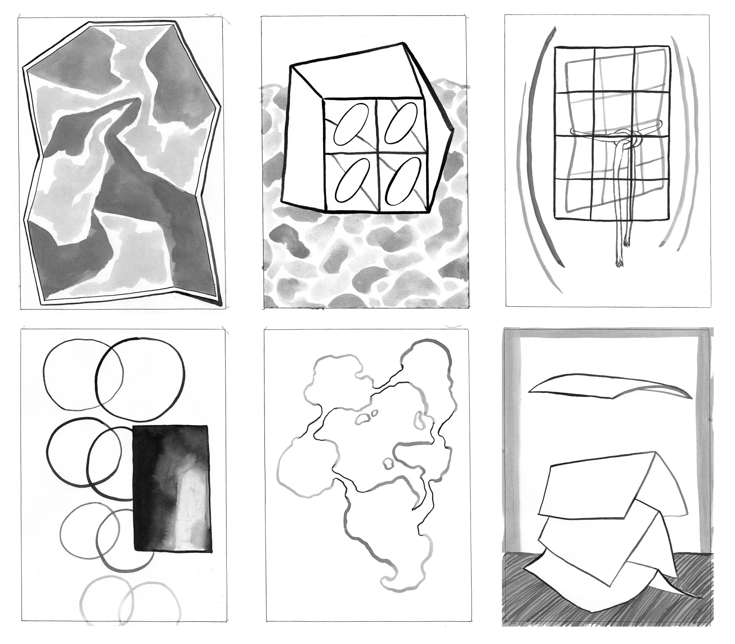 Illustrations for Christine Hou's Accumulations