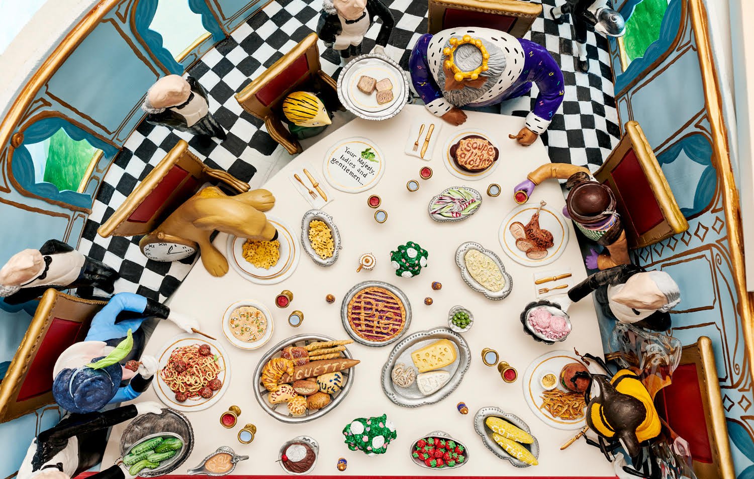 Phantom Tollbooth Diorama from above