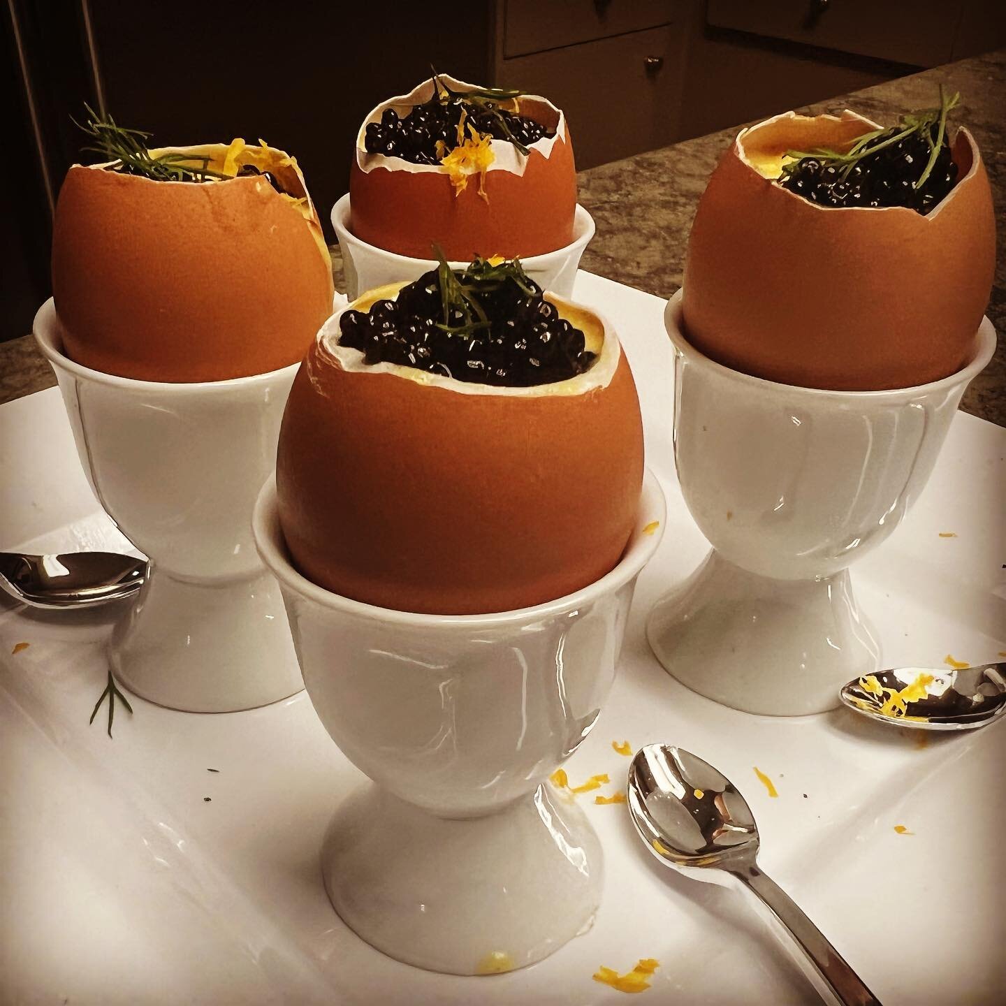 #arpegeegg via @waltermanzke &lsquo;s interpretation #eggcustard + #smokedsturgeon + #caviar