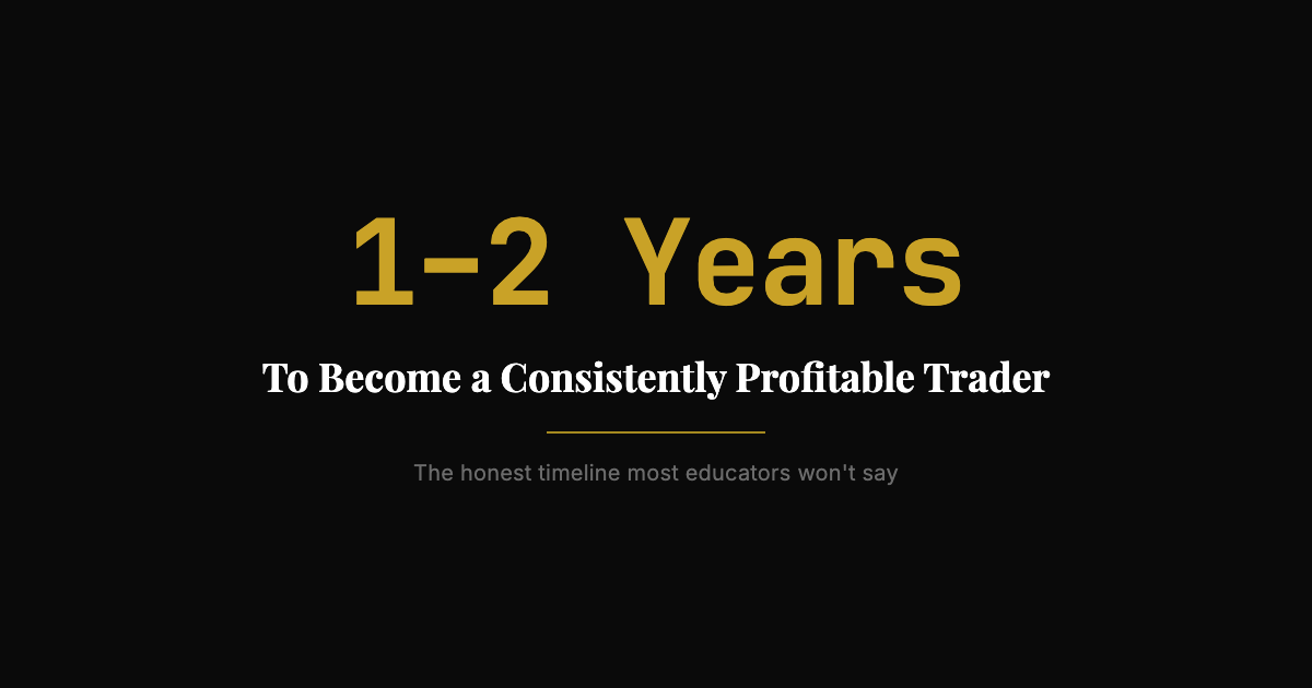 How Long Does It Take to Become a Profitable Trader? (The Honest Answer)