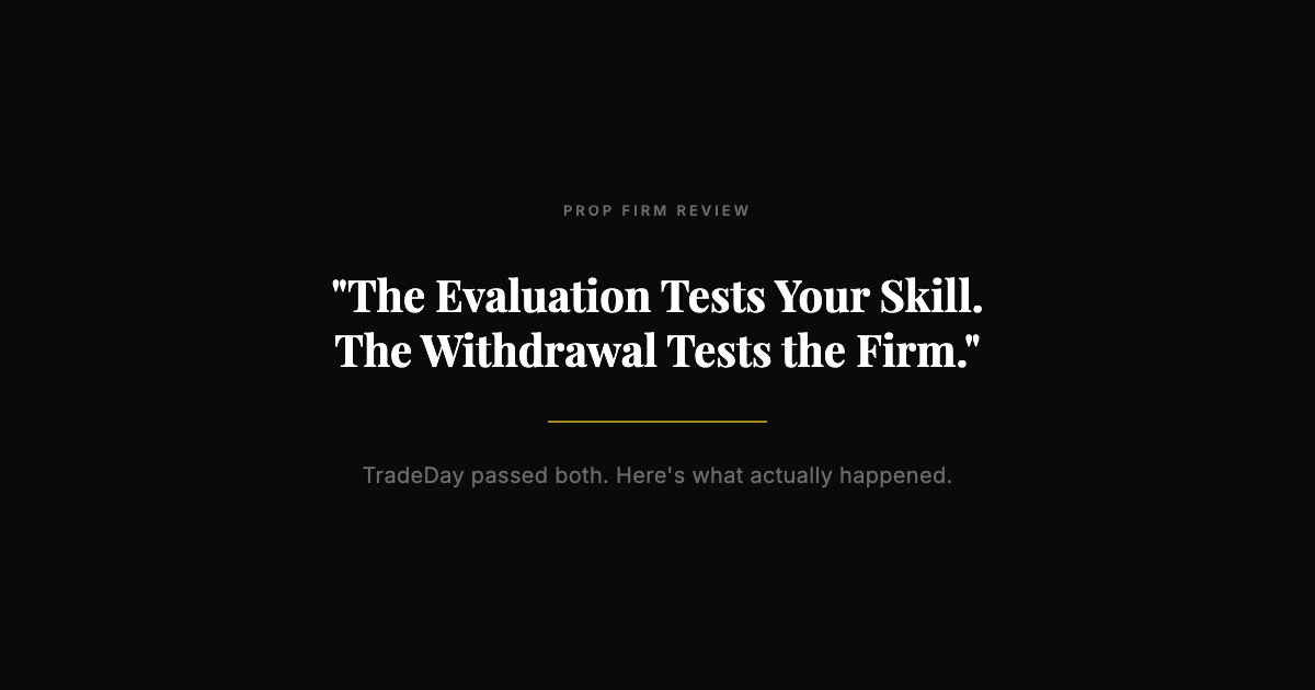 TradeDay Prop Firm Review: Is It Legit? My Real Withdrawal Test