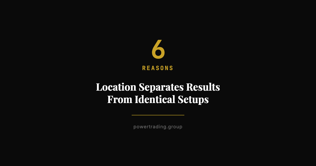 Setups Are Cheap. Location Is the Edge.