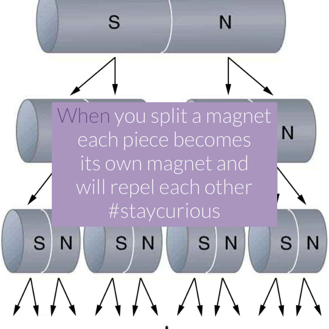 When you split a each piece its own and will