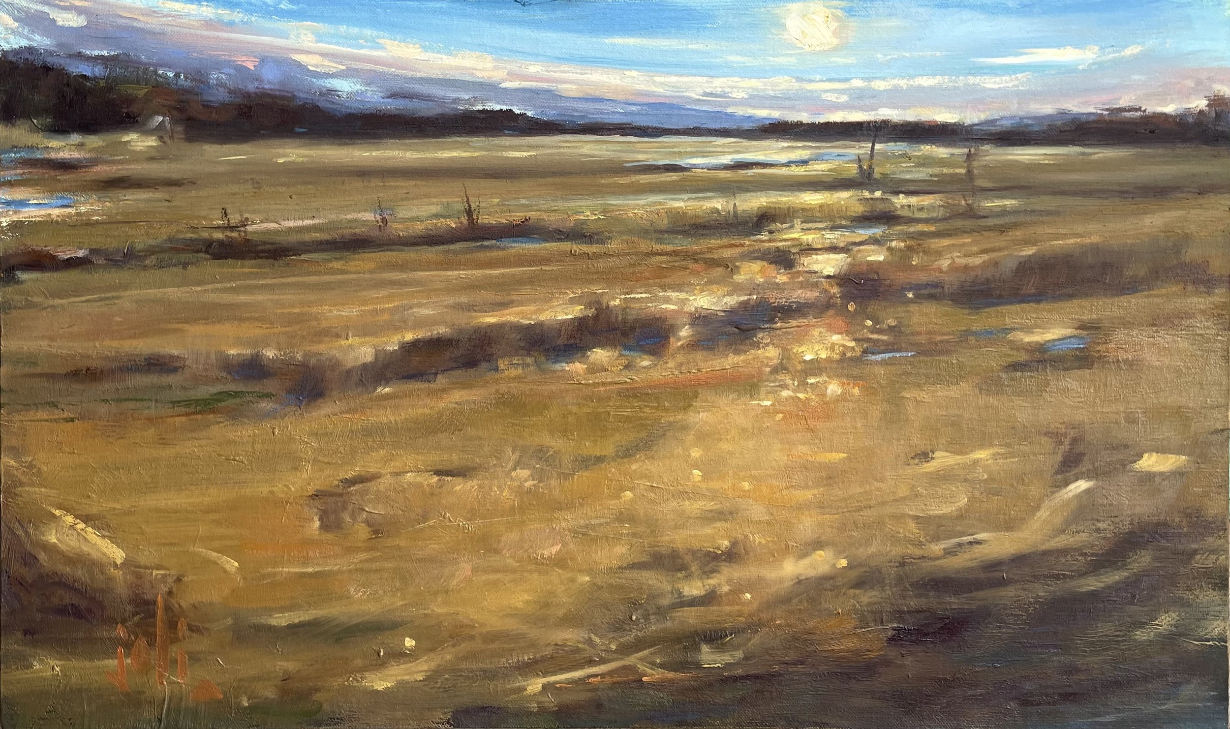 Any Way the Wind Blows, 12x20, oil