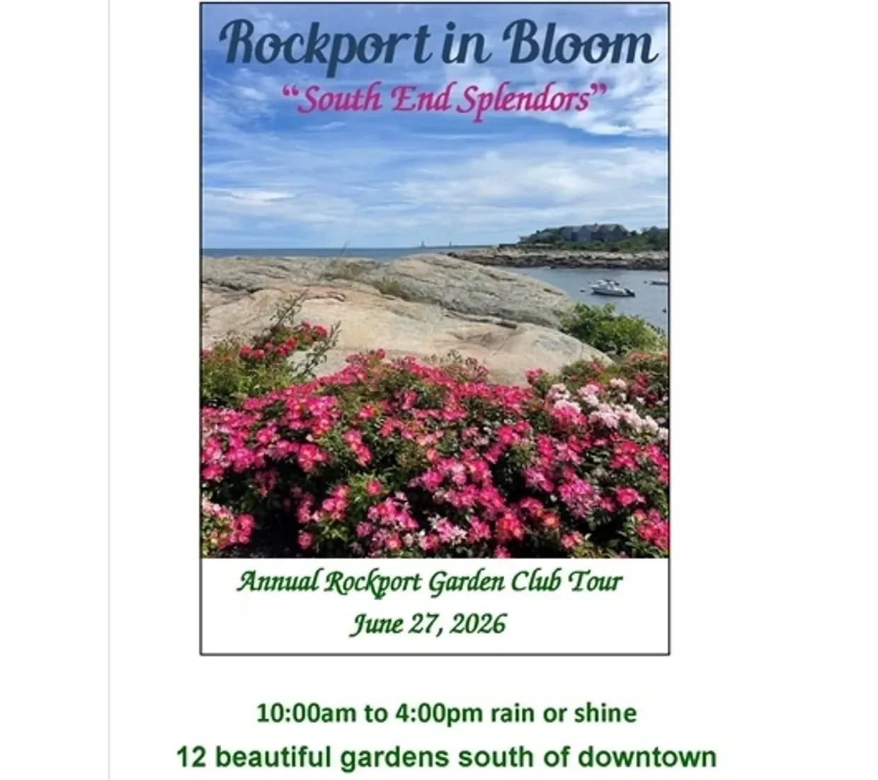 Artists in the Gardens &amp; Rockport Garden Club Tour 2026