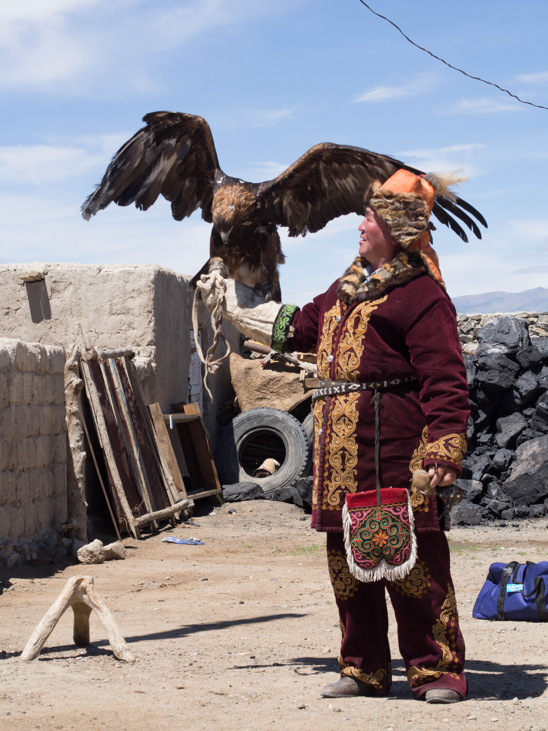 I've added this chap (and his bird) to the book. Urken, a Kazakh eagle hunter. We went searching for eaglets in the Tolbo mountains.