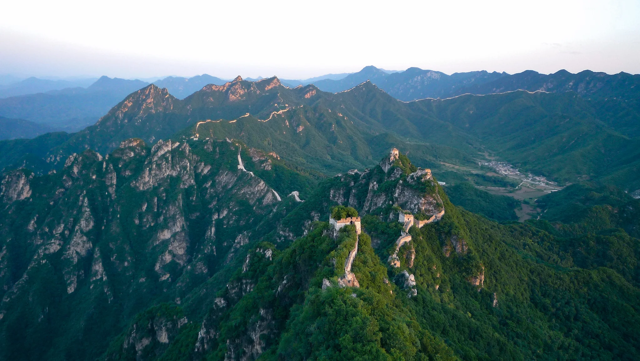 Sunrise at Jiankou, taken from Zhengbei Tower, way back in 2009.
