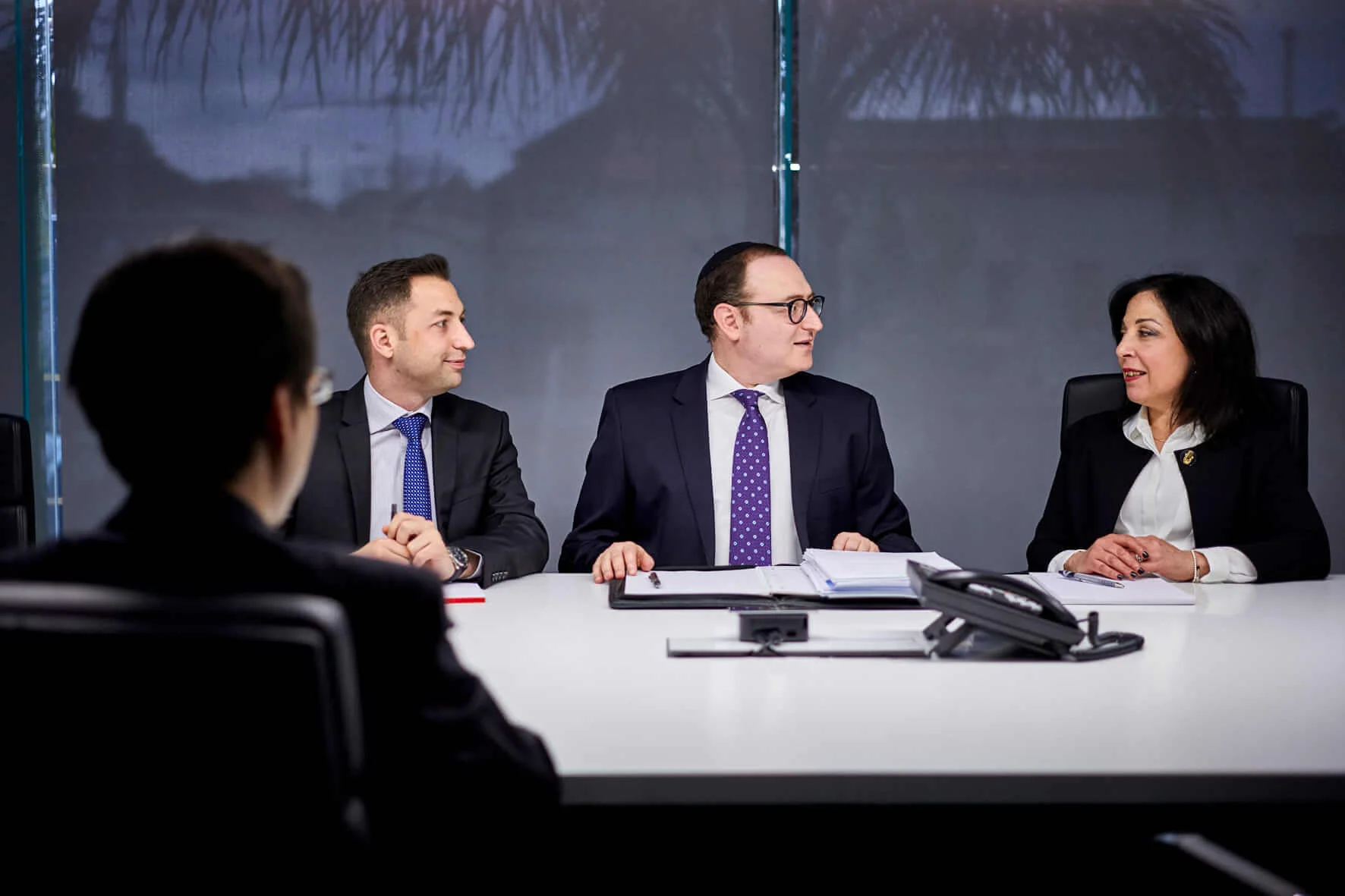 Eli Samil and Maria in boardroom.jpg
