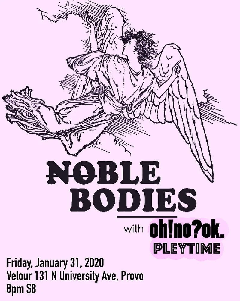 Come to the show this Friday Jan. 31. @velourlive in Provo. Doors open at 8. Message us if you need tickets! We&rsquo;re playing with @oh.no.ok.band and @pleytime so excited to see y&rsquo;all there!
