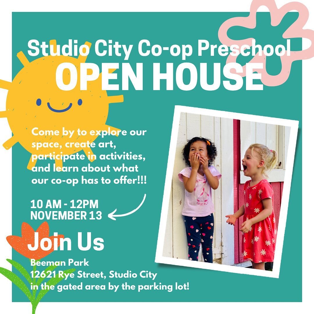 It&rsquo;s that time of year again! Come hang out with us and learn all about what our co-op preschool has to offer. We will have art and activities for the kids and delicious coffee from @plantatecafe.la for the parents. Whether you are actively loo