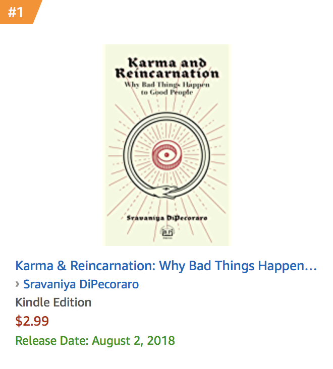 Karma and Reincarnation&nbsp;hits #1 in Amazon Hot New Releases