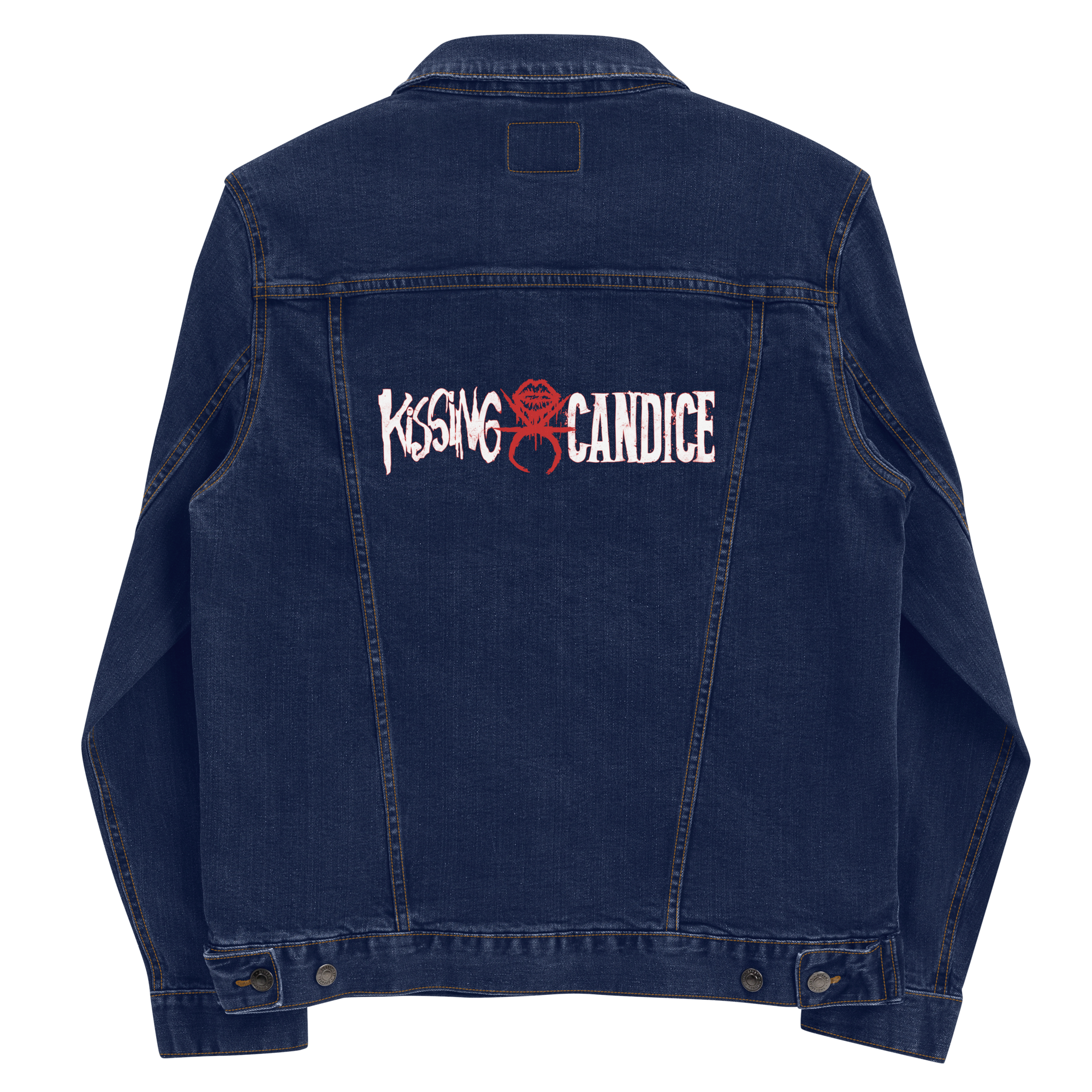 Embroidered Denim Jacket (Front and Back) (Black, White, and Denim Styles  Available) — Kissing Candice