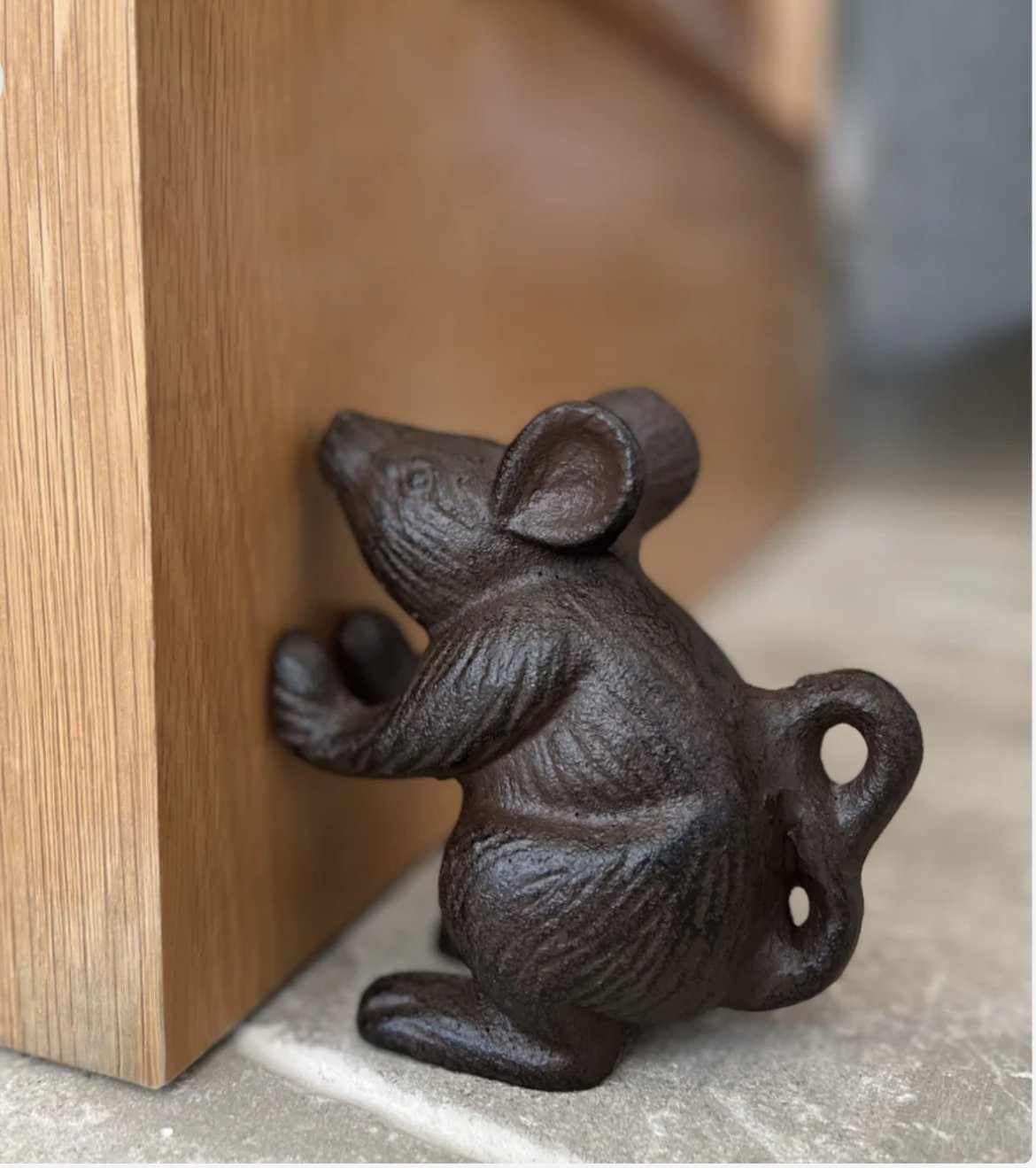 Mr Mouse cast iron doorstop