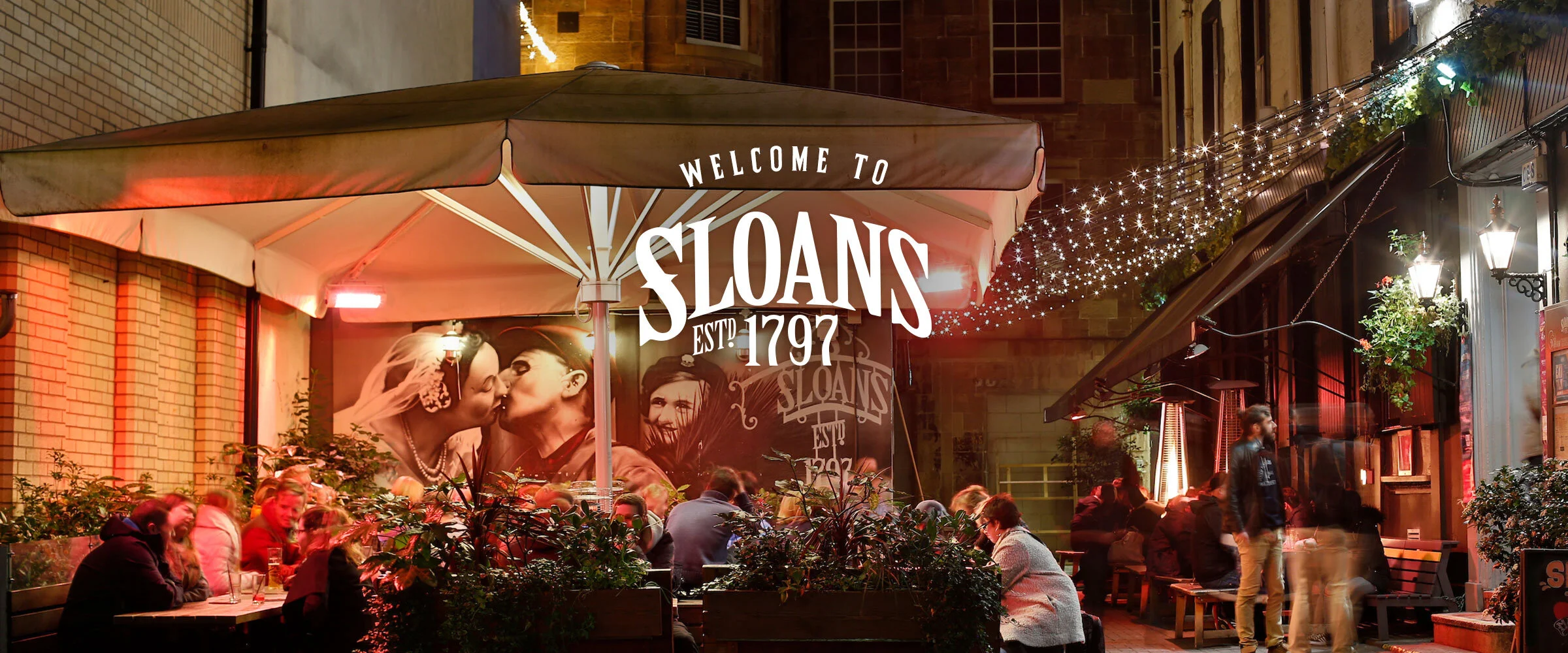 Sloans Glasgow City Centre Bar Beer Garden Wedding Venue