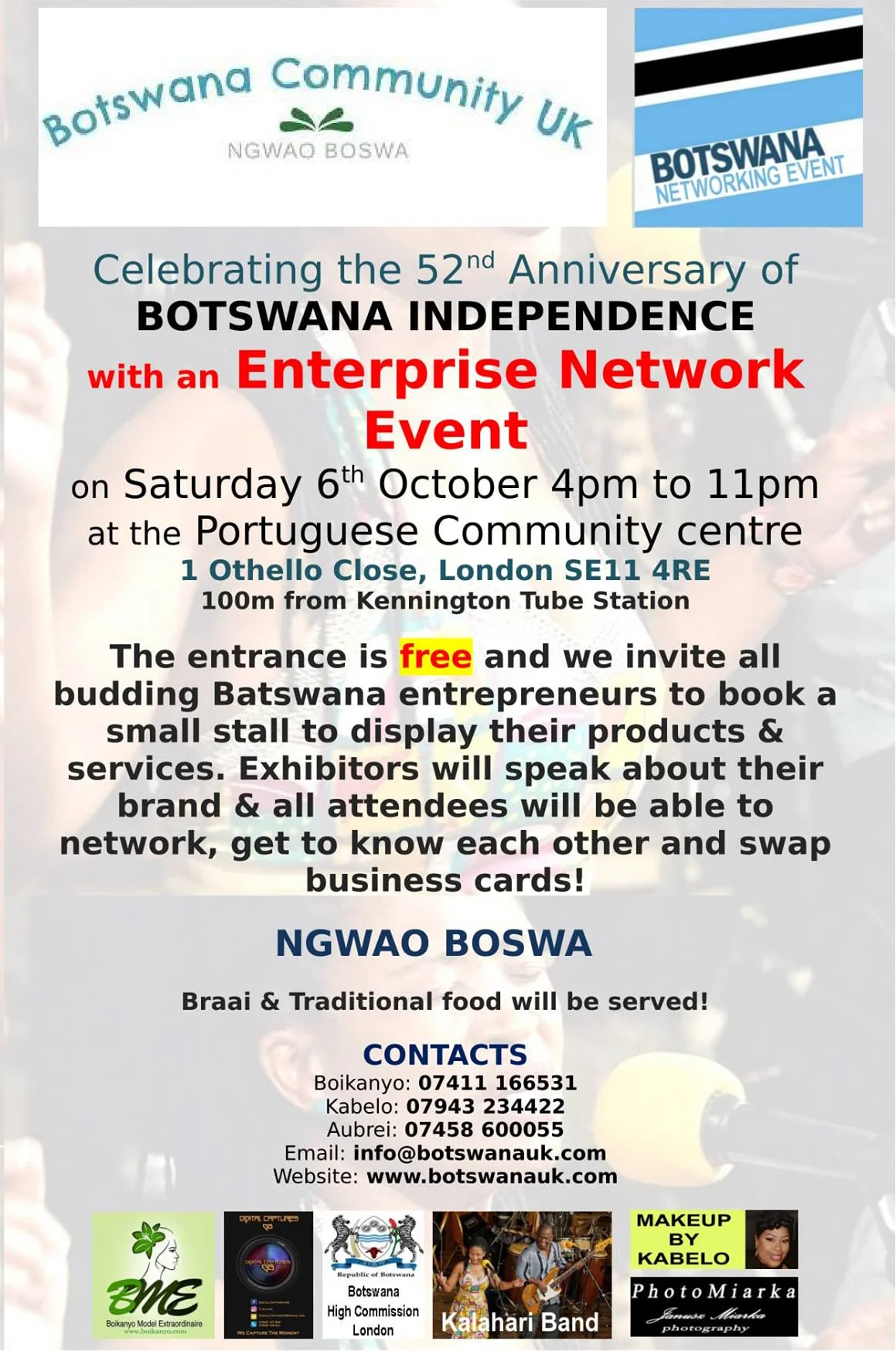 Botswana Network Event Celebrating 52 Years of Independence