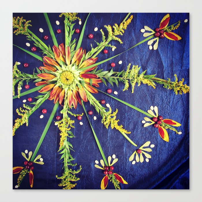 Nature Mandala Art Sticker Vermont