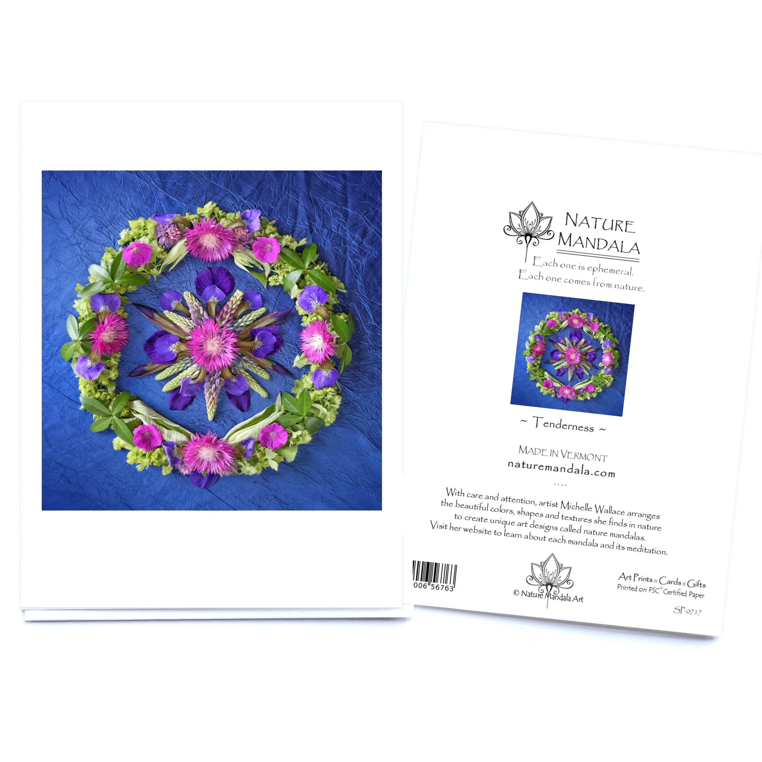 Tenderness Nature Mandala Greeting Card Vermont.jpg
