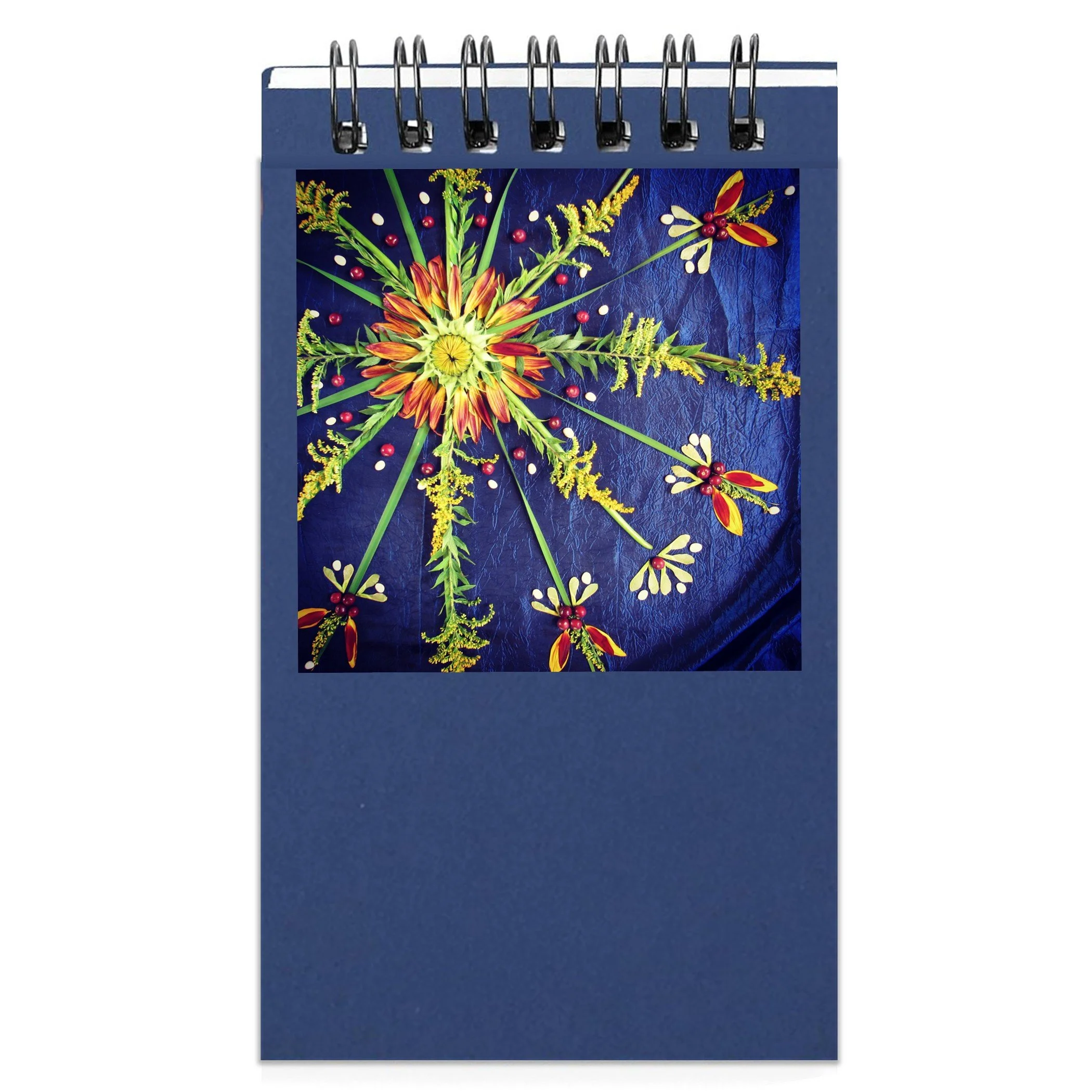 Nature Mandala Art Spiral Notebook Connect with the Light.jpg