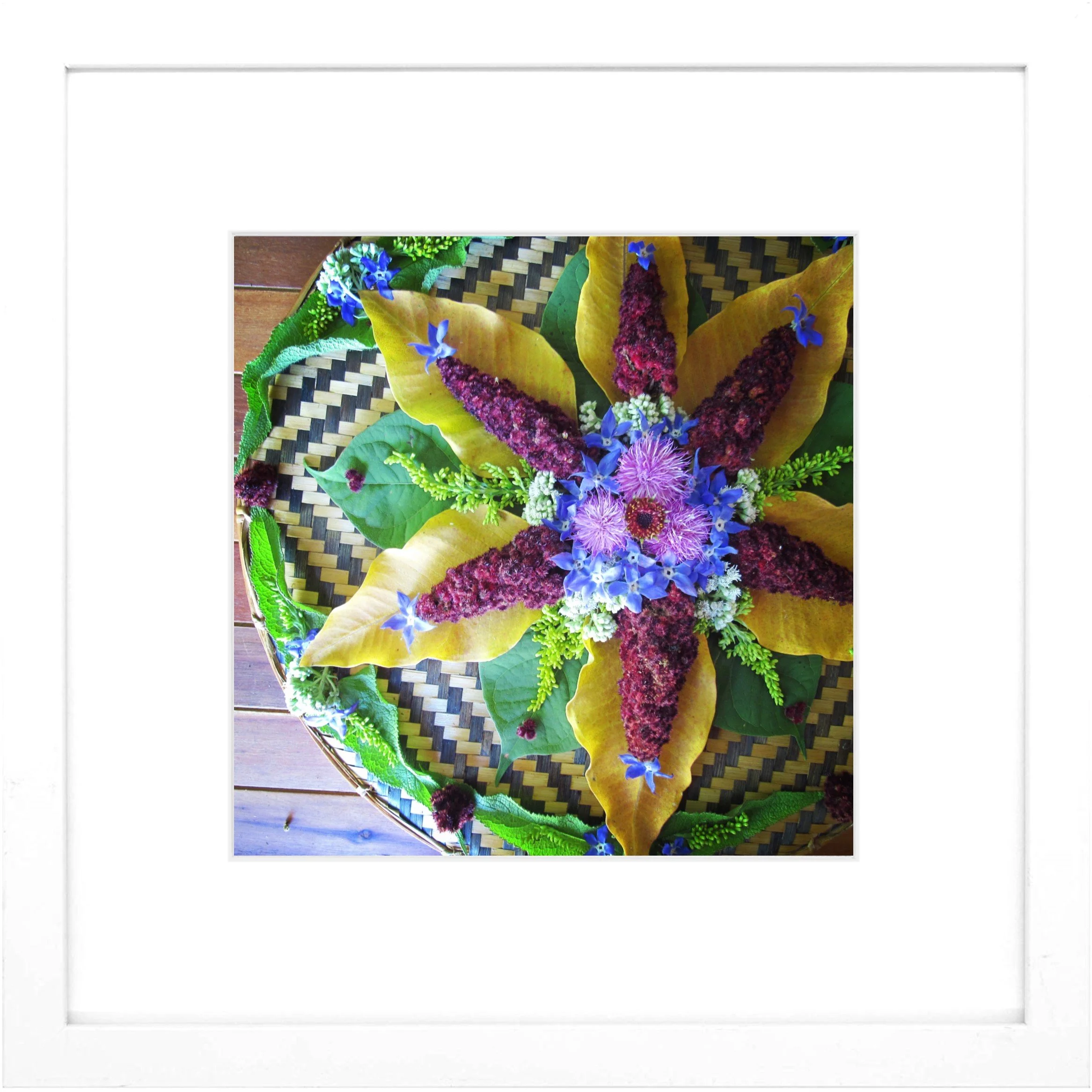 Nature Mandala Art Framed Print Courage.jpg