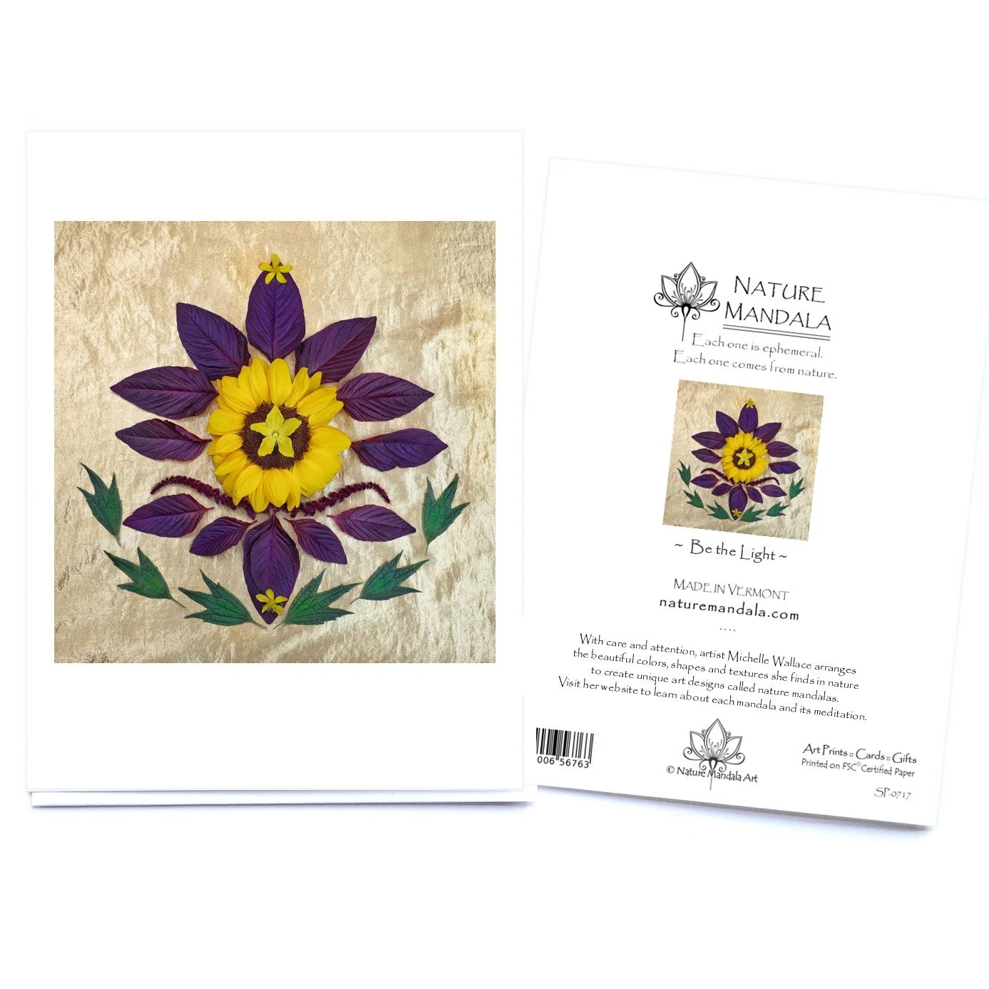 Nature Mandala Card Made in Vermont Be the Light 2.jpg