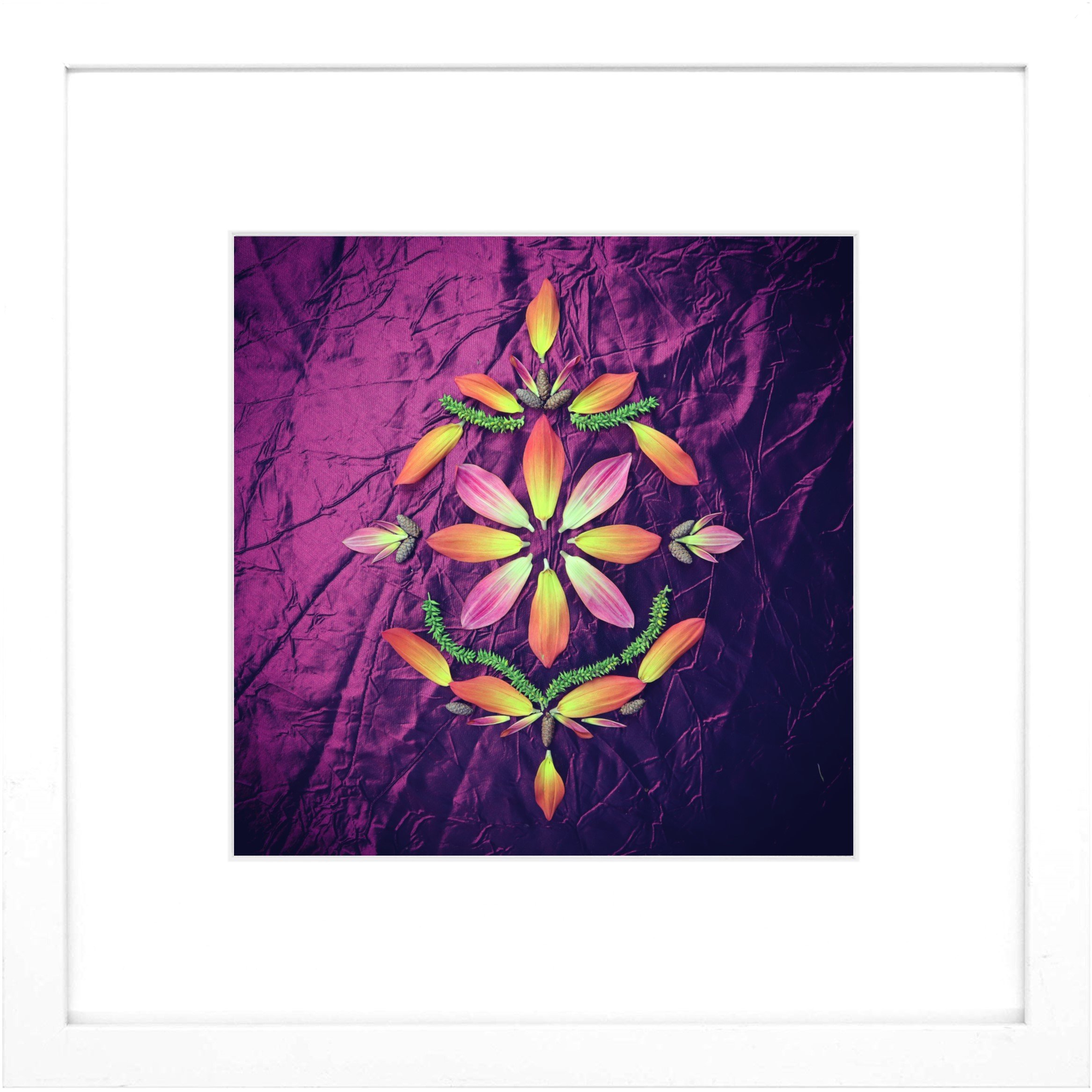 Nature Mandala Art Framed Print Begin Again.jpg
