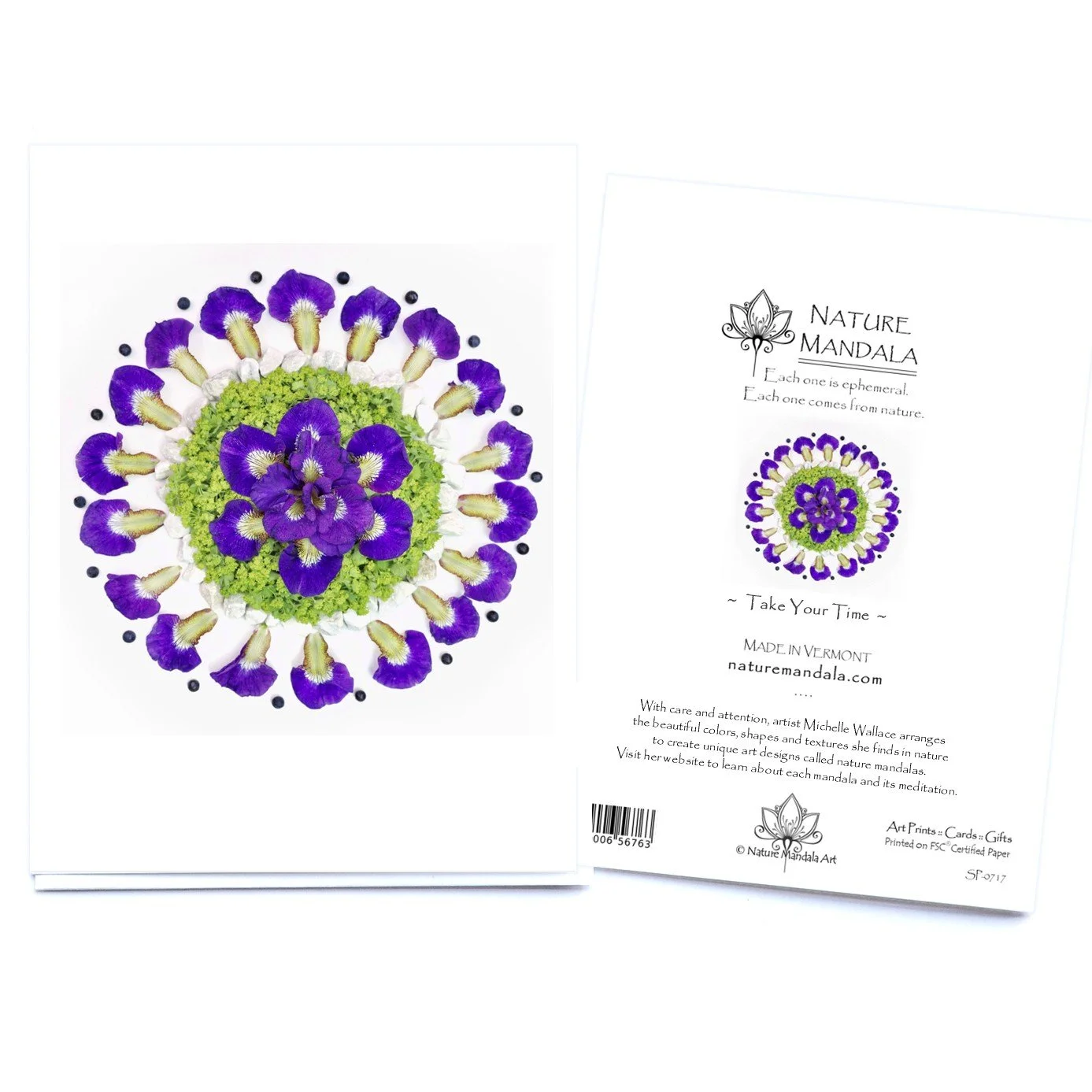 Nature Mandala Art Card Take Your Time.jpg