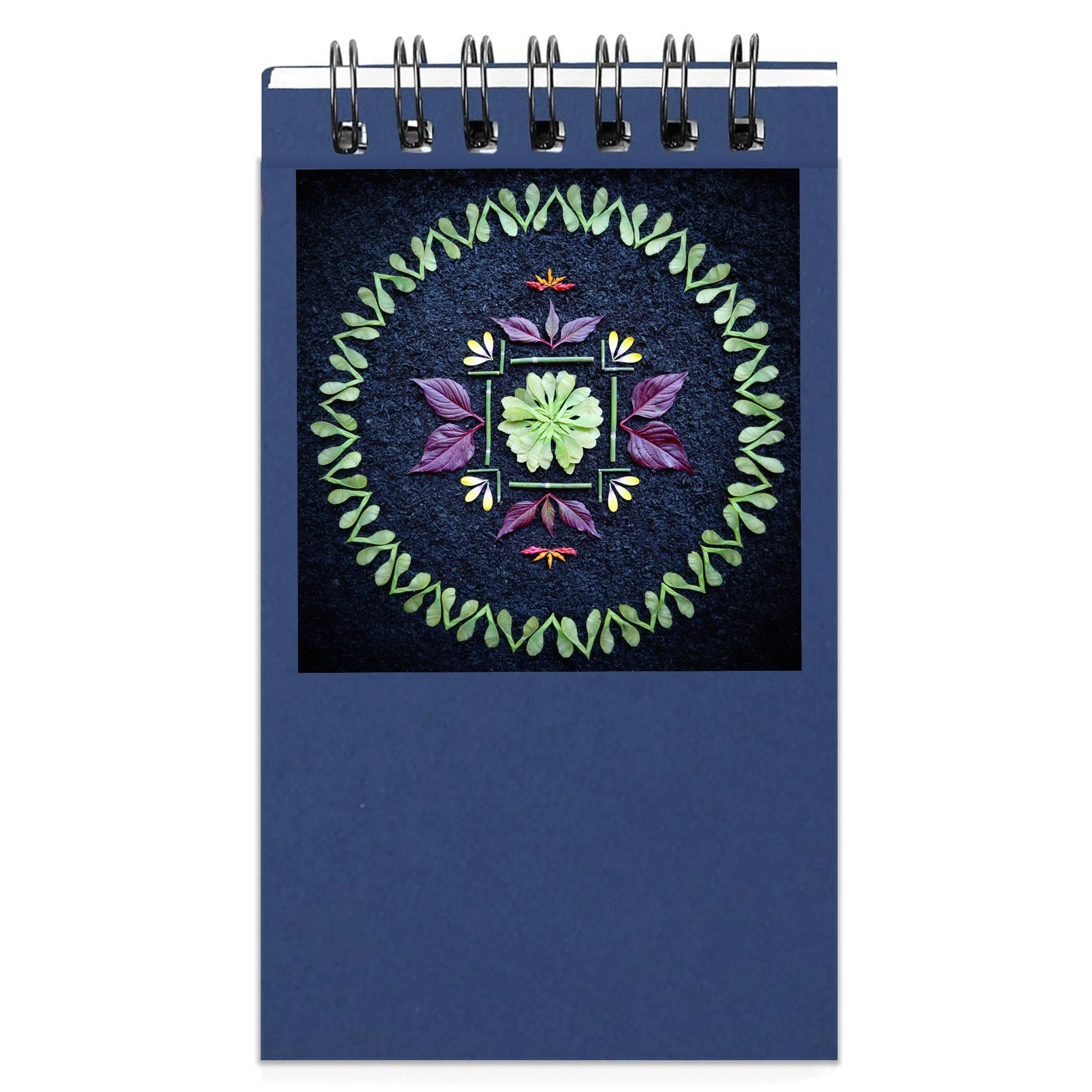 Nature Mandala Art Spiral Notebook Oppportunity within Uncertainity.jpg