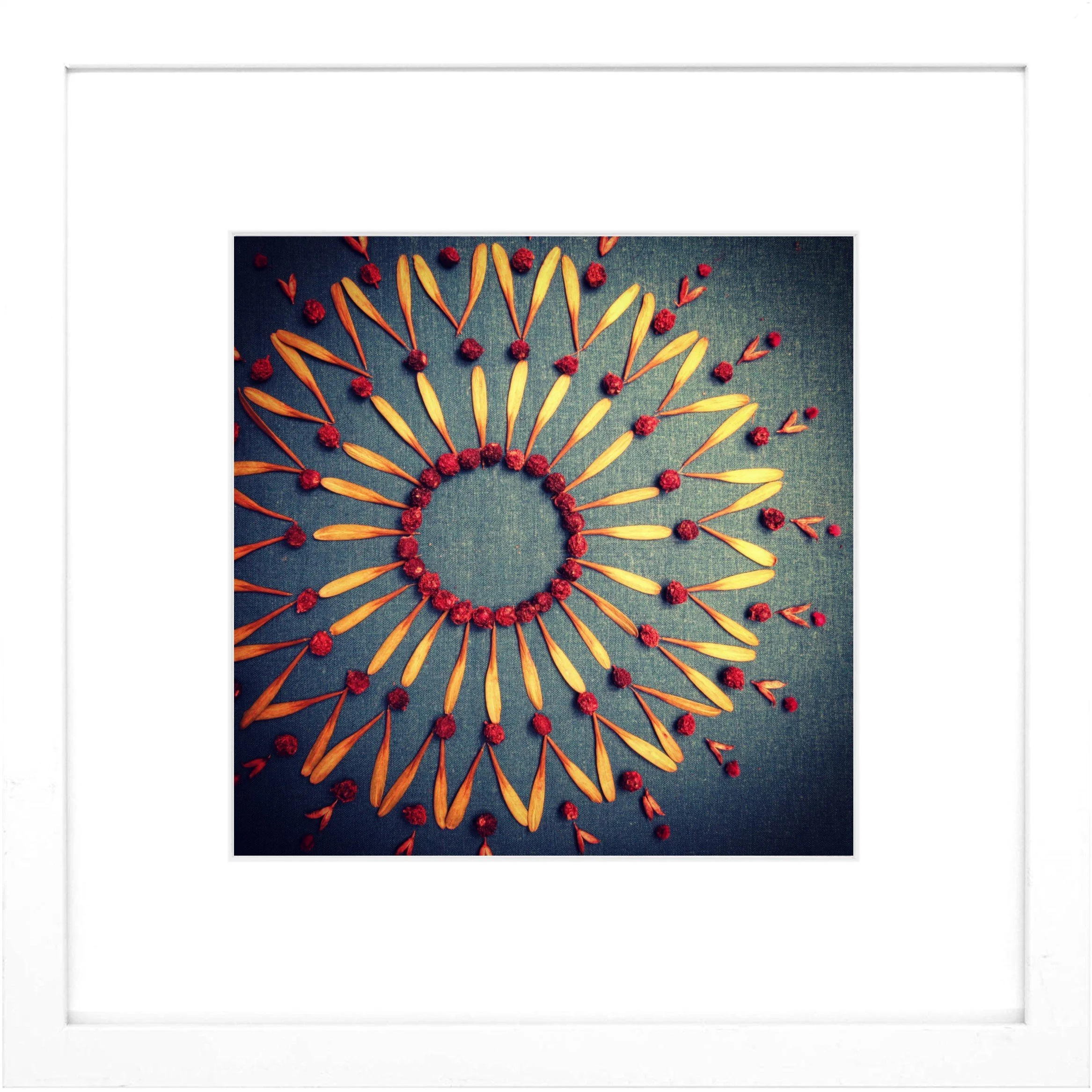 Nature Mandala Art Framed Print Voluntary Simplicity.jpg