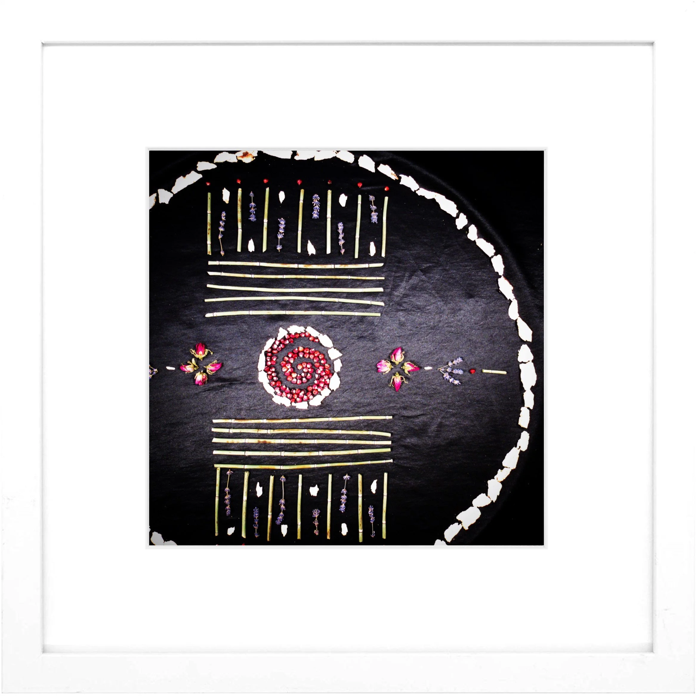 Nature Mandala Art Framed Print Release Fear.jpg
