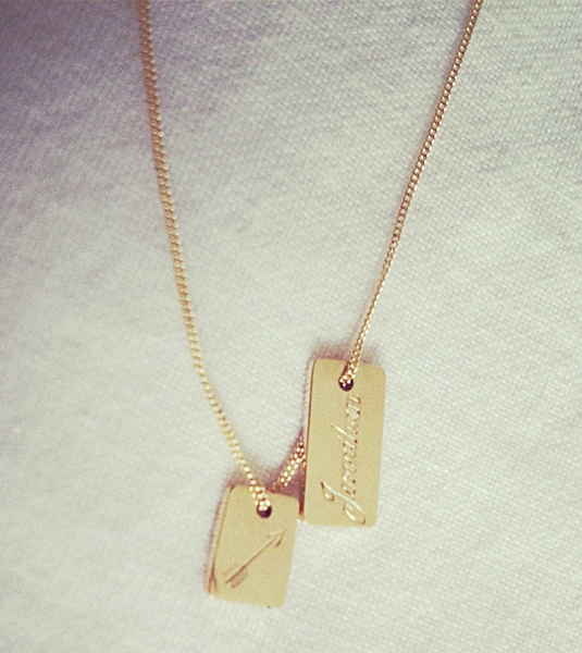 Double Tag Necklace