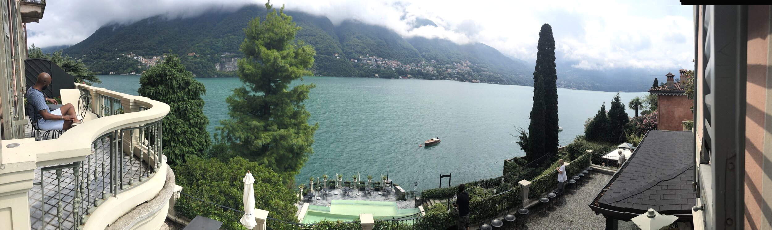 View from our Suite at Villa Vittoria