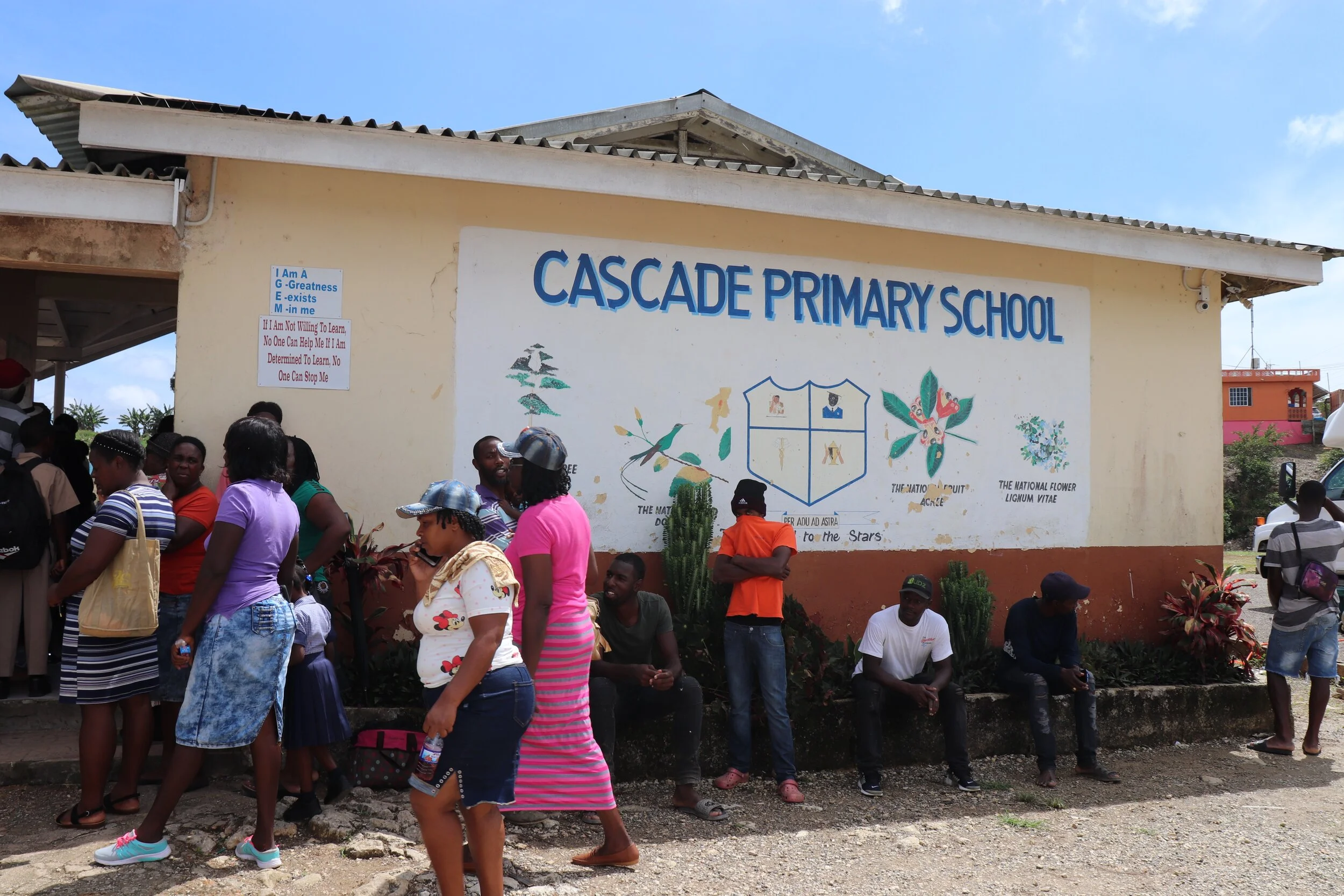 The mission took place at Cascade Primary School