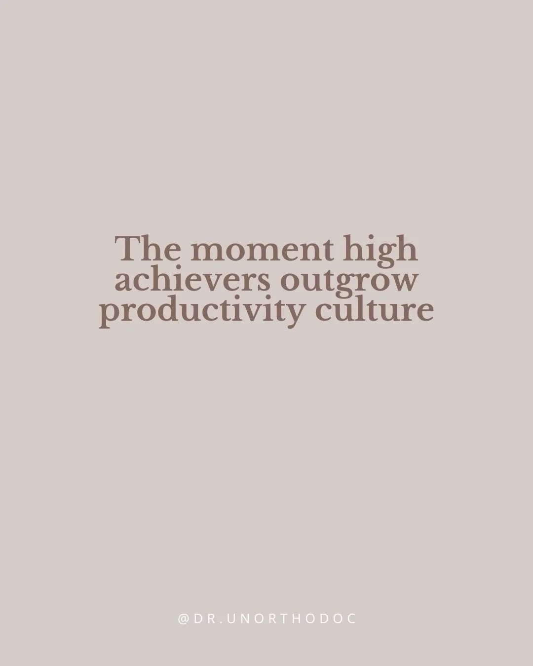 Less about doing less.
More about becoming more precise.
⠀⠀⠀⠀⠀⠀⠀⠀⠀
For years productivity felt like the answer to everything: better routines, better systems, better optimization.
⠀⠀⠀⠀⠀⠀⠀⠀⠀
But eventually high achievers reach a point where efficiency