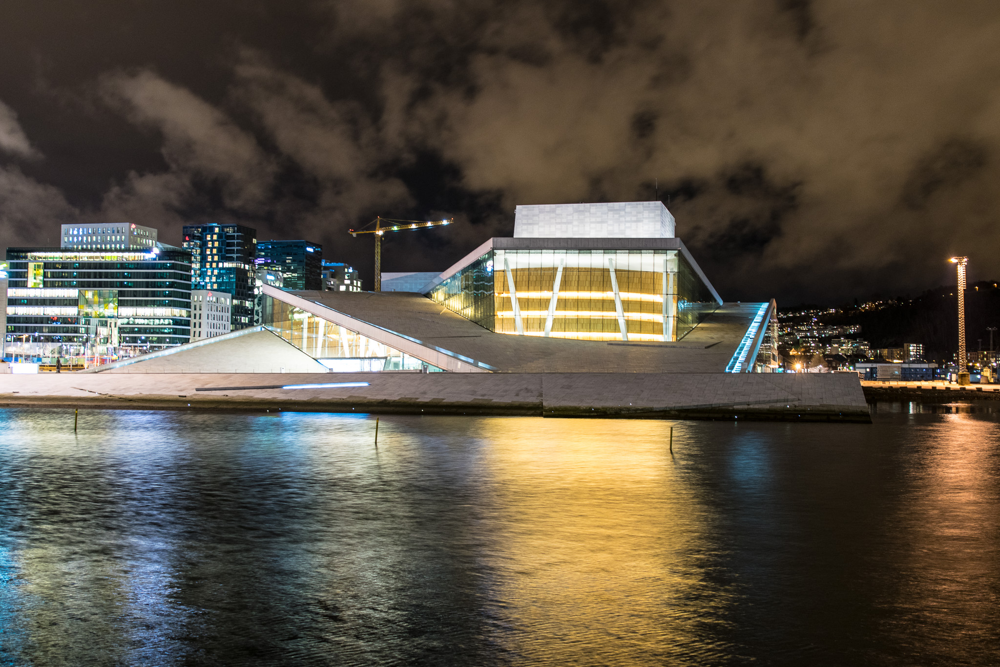 Oslo Opera at night