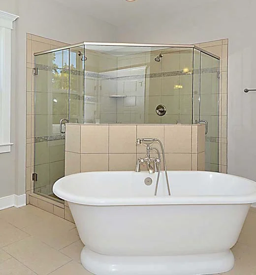 Shower Door Upgrade — Evergreene Homes