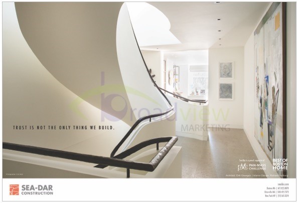 Client: Sea-Dar Construction Rebrand Created new tag line: "Trust is not the only thing we build" Print Advertisement - Spread