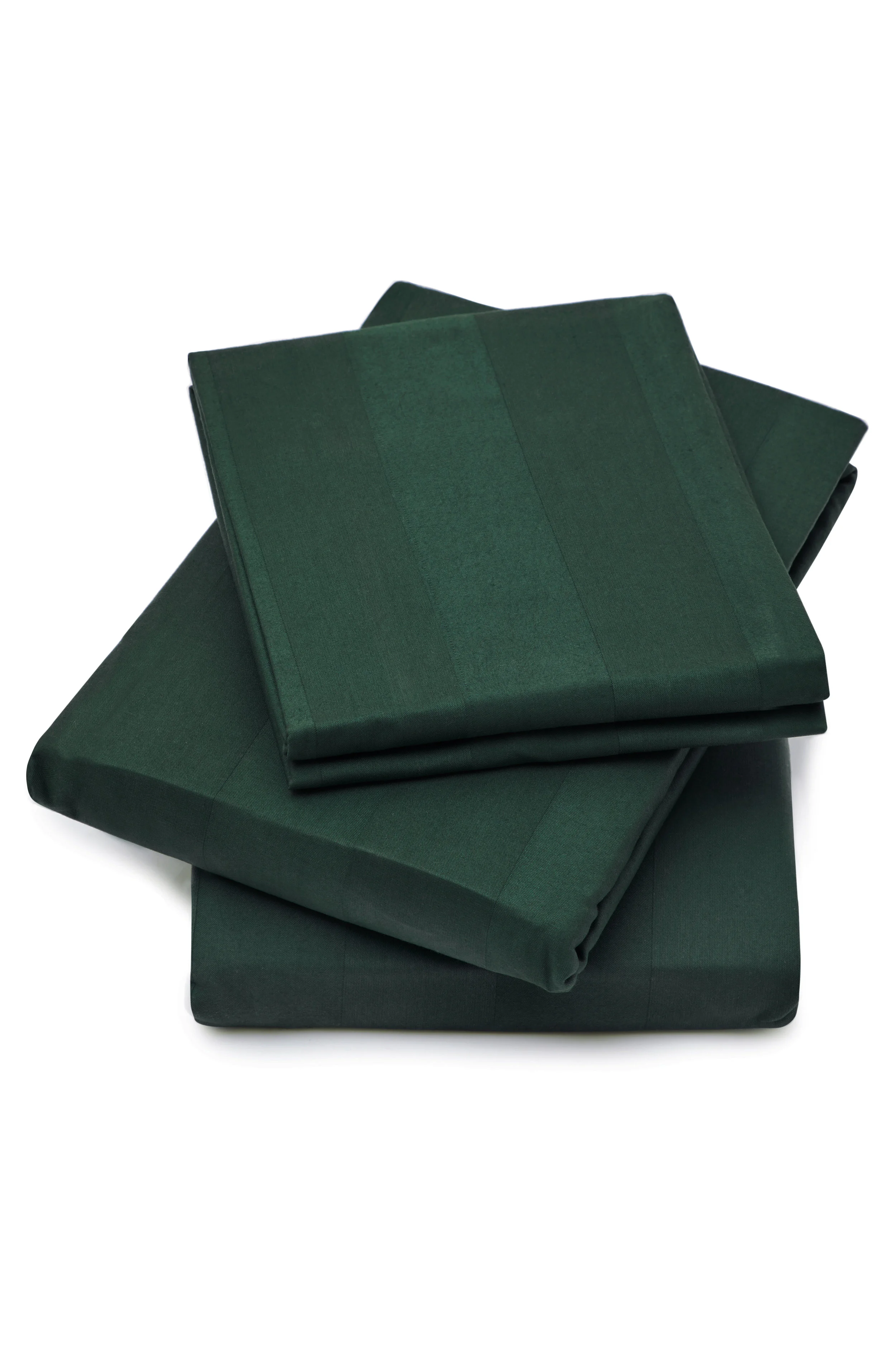 Green bed linen