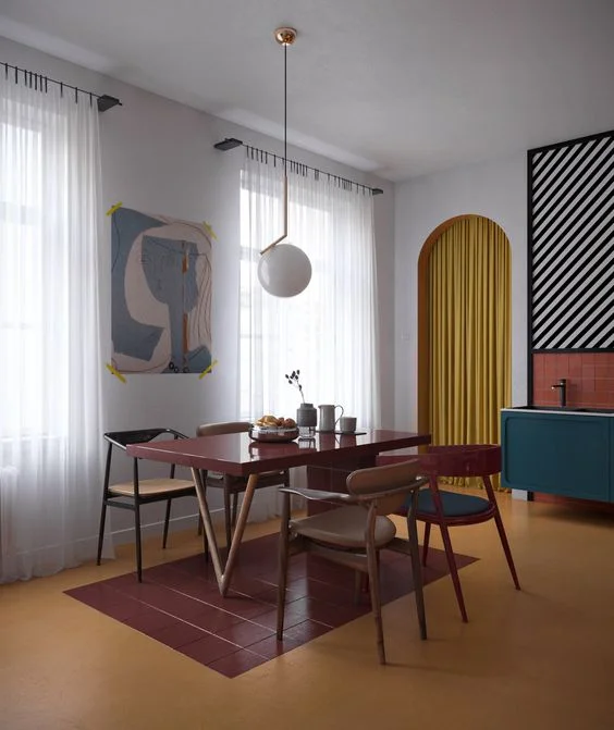Not only a variety of chairs, but a variety of table supports as well! 