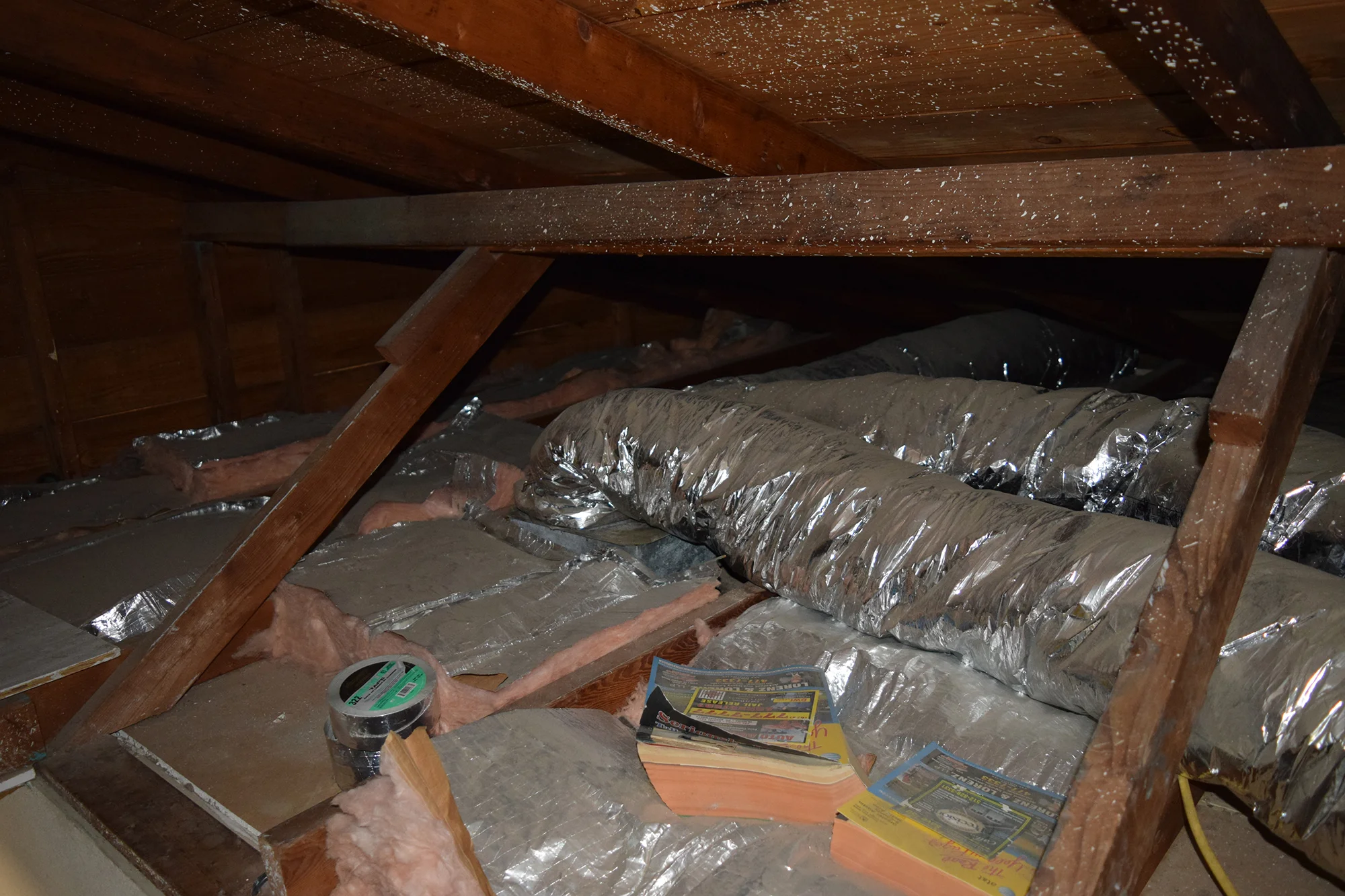 Rich in phone books, but poor in roof reinforcement! 