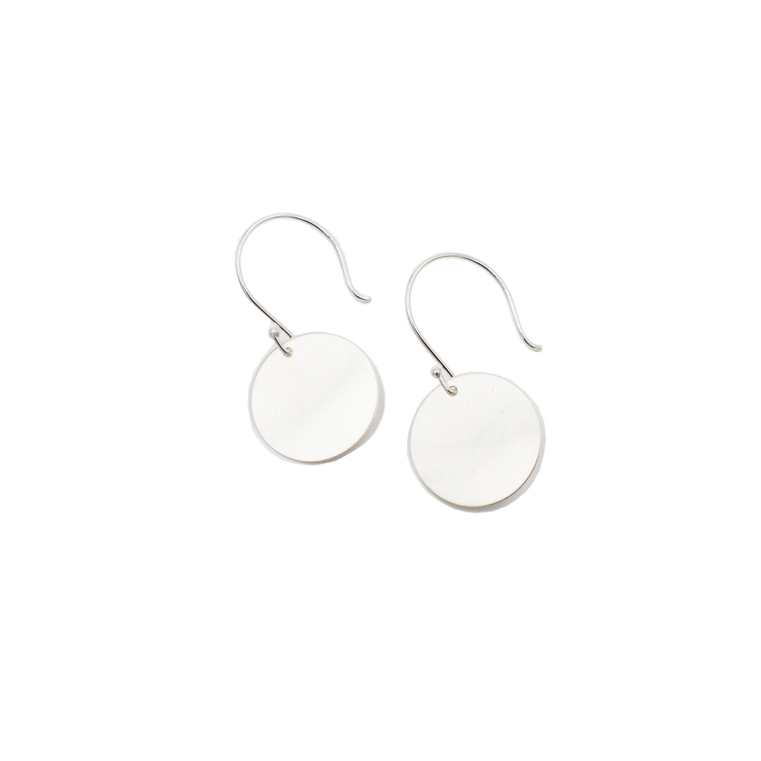 One Circle Earrings Sterling Silver