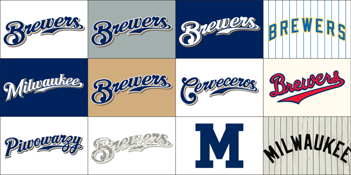 The Many Uniforms of the 2013 Brewers — Todd Radom Design