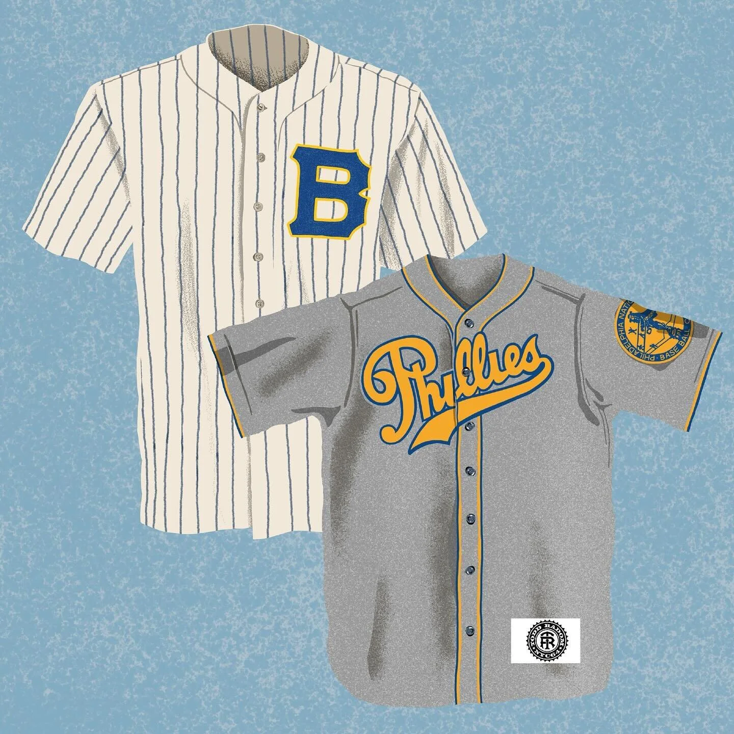 If the Braves and Phillies had played a postseason series in 1938, both teams would have been wearing blue and yellow uniforms. Two years earlier, the Braves, then based in Boston, renamed themselves the Boston Bees. They adopted blue and yellow as t