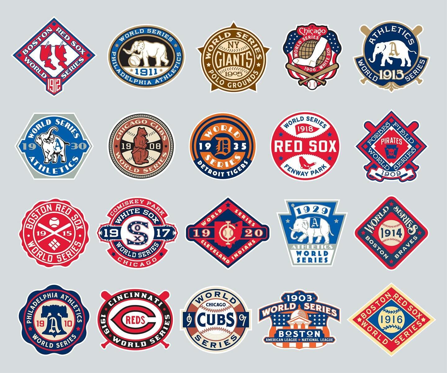 World Series logos that never existed&hellip;until I created them in 2003.